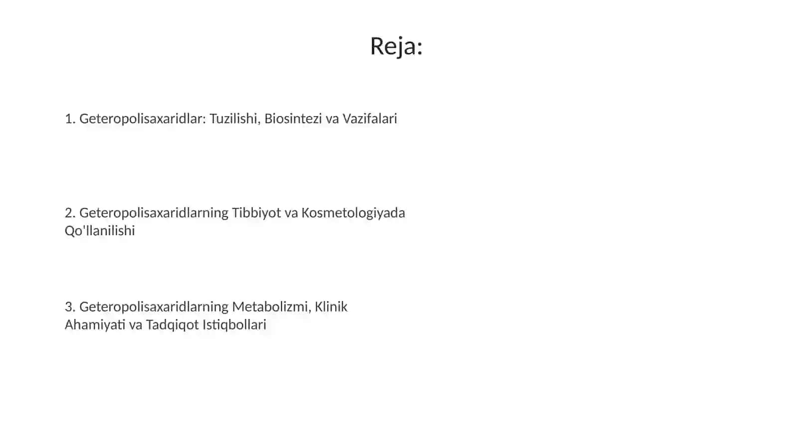 Geteropolisaxaritlar-gialuronkislota,geparin,xondroitinsulfatlar 2