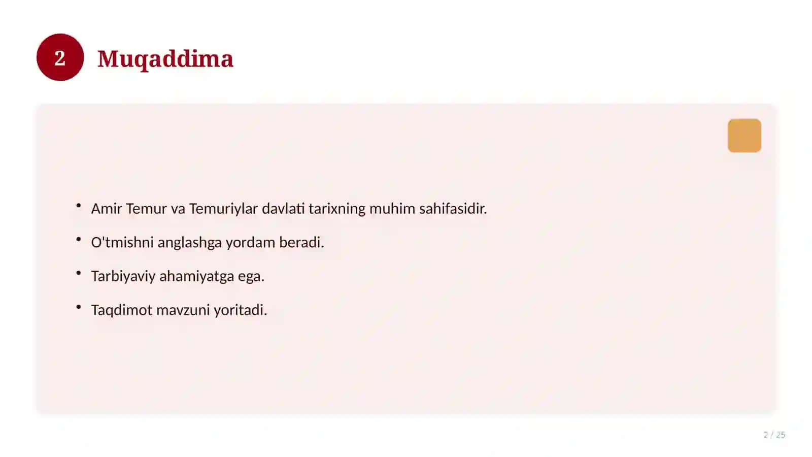 Amir Temur va Temuriylar davlati 2