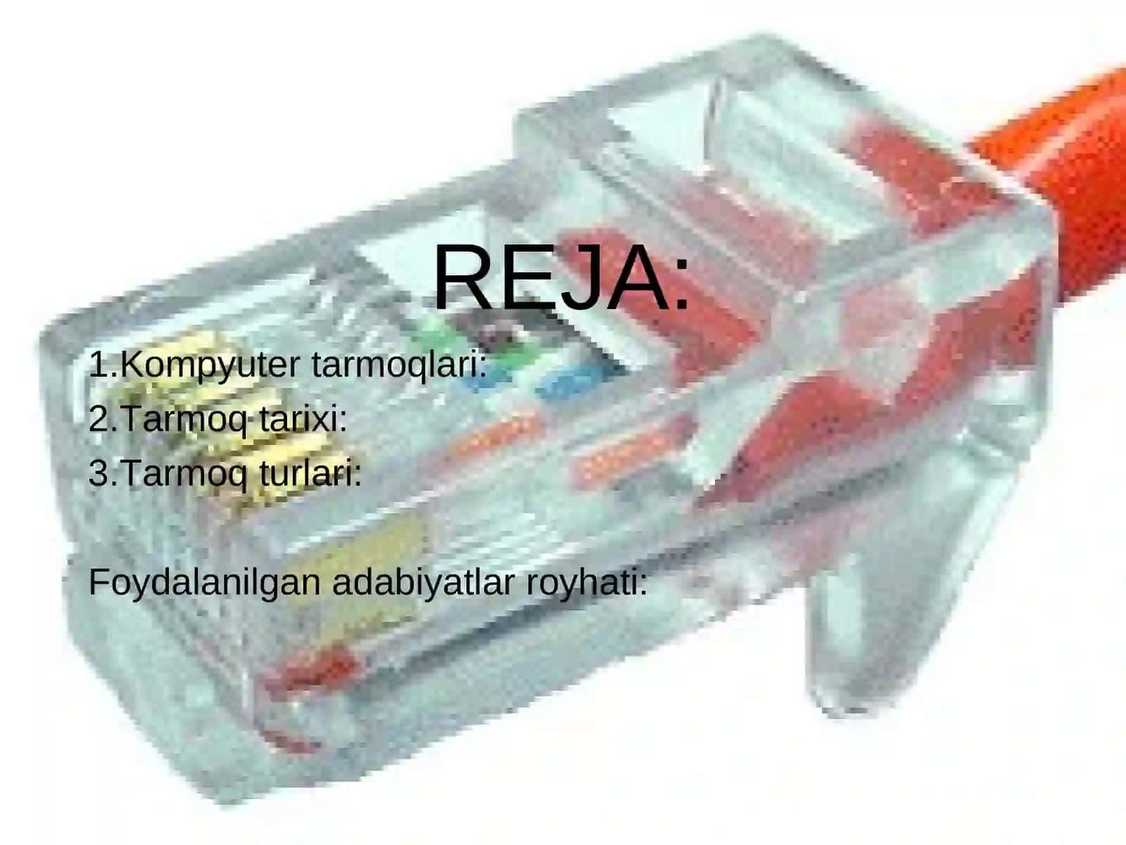KOMPЮTER TARMOQLARI 2
