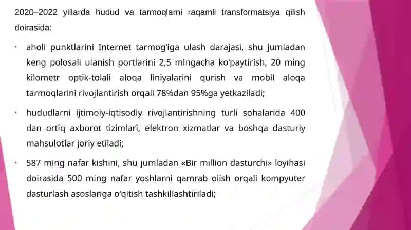 RAQAMLIOʻZBEKISTON–2030» STRATEGIYASI QABUL QILINDI 2