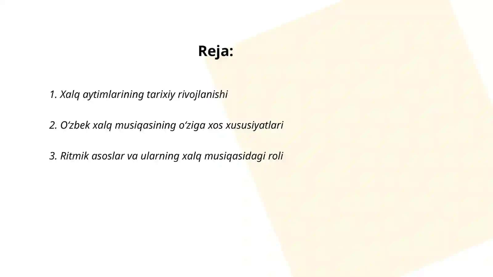 Xalq aytimlarining tarixiy rivojlanishi 2