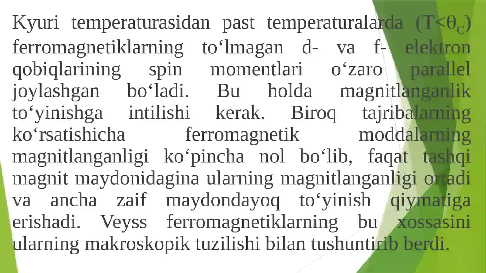 Ferromagnetiklarning domenlari 2