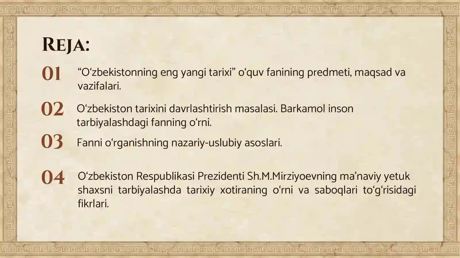 O‘zbekistonning eng yangi tarixi 2