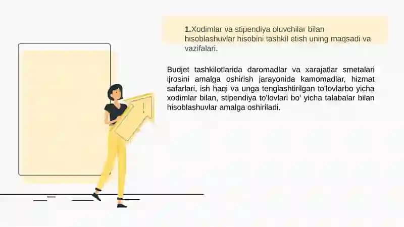 BUDJED TASHKILOTLARINING XODIMLAR VA STEPENDIYA OLUVCHILAR BILAN DEBITOR QARZLARI HISOBI 2