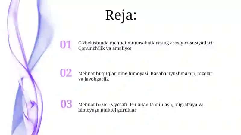 O'zbekistondagi Mehnat Munosabatlari 2