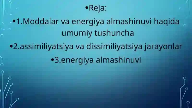 Hujayrada moddalar,energiya va ma’lumotlar oqimi.Hujayra proliferatsiyasi muammolarining tibbiyot 2