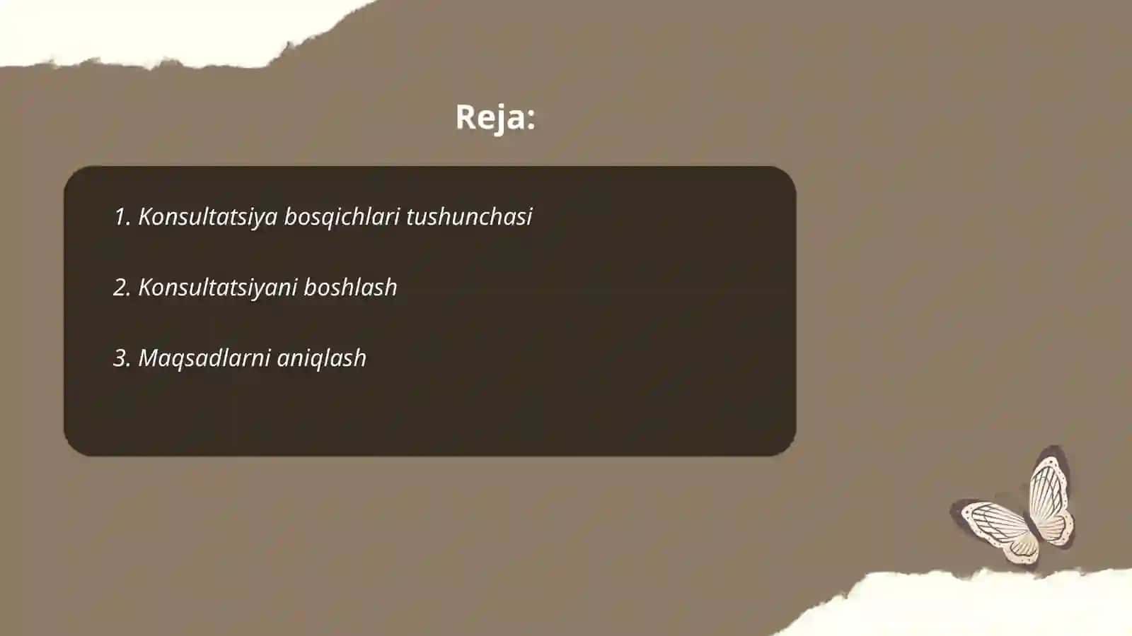 Konsultatsiya bosqichlari 2