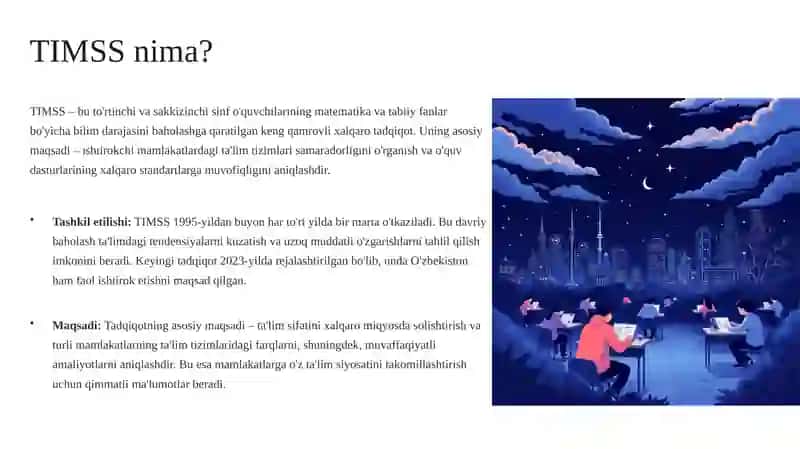 Matematikadan xalqaro baholash dasturi fanidan.pptx 2