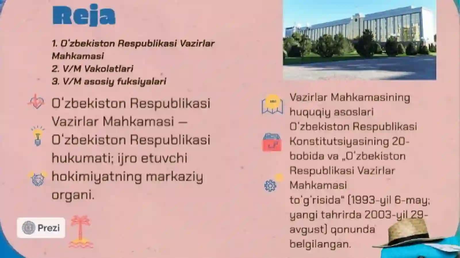 O‘zbekiston Respublikasining Vazirlar Mahkamasi 2