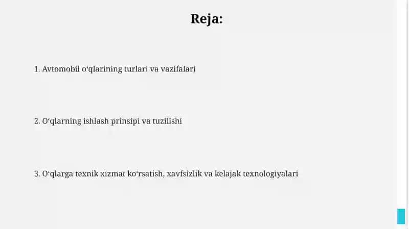 "Mexanika va konchilik ishi" Transport vositalari muhandisligi TVM 25-V 2