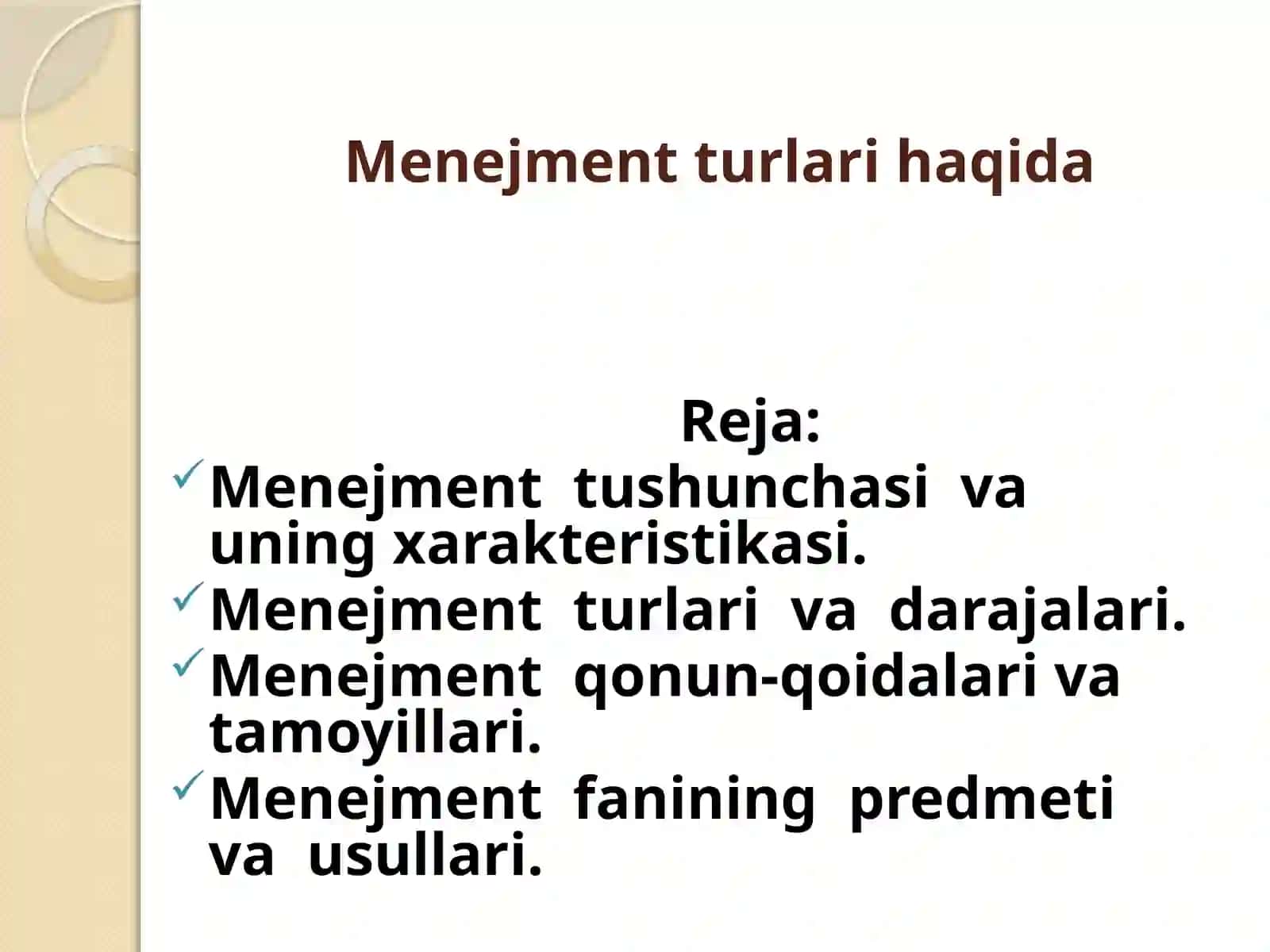MENEJMENT TURLARI 2