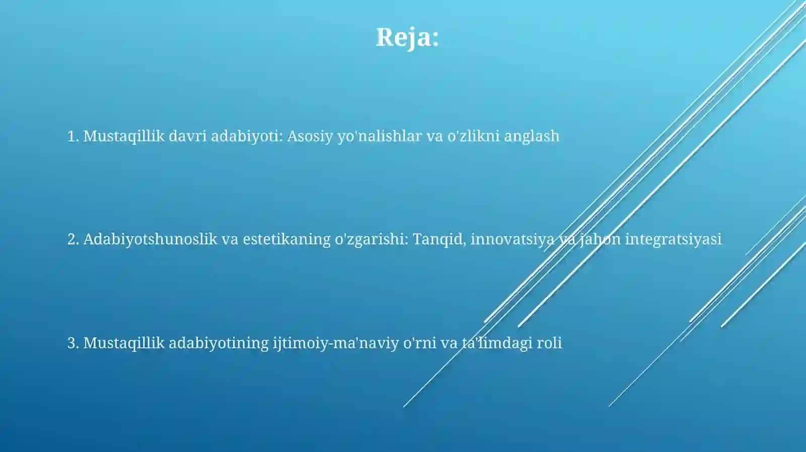 Istiqlol va bugungi adabiy-estetik qarashlar 2