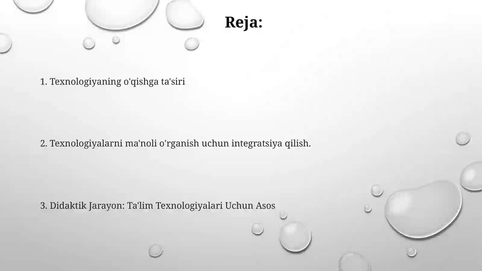 Didaktik jarayon - pedagogik texnologiyaning asosiy omili 2