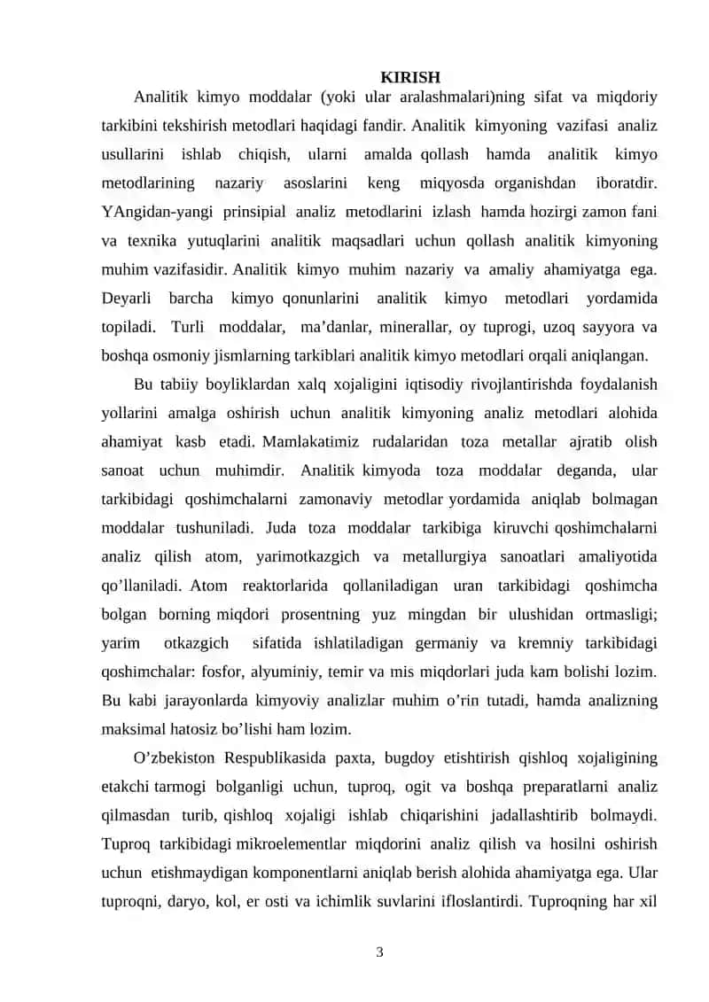Kimyo Analizi 2