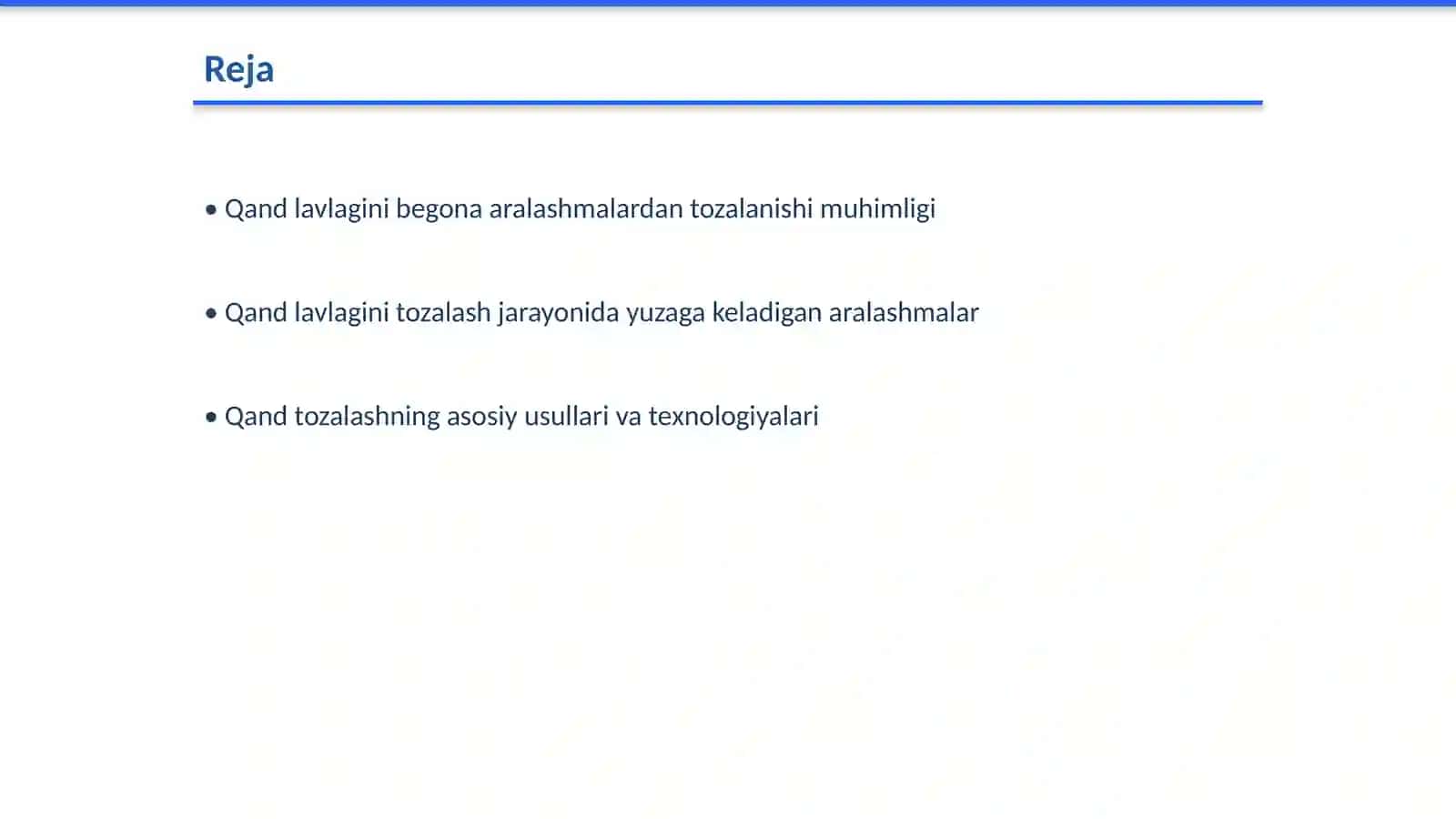 Qand lavlagini begona aralashmalardan tozalasg 2