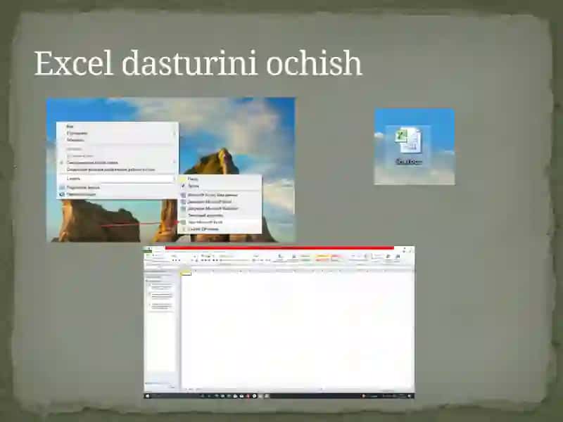 Excel dasturida formulalar bilan ishlashni o'rganish 2