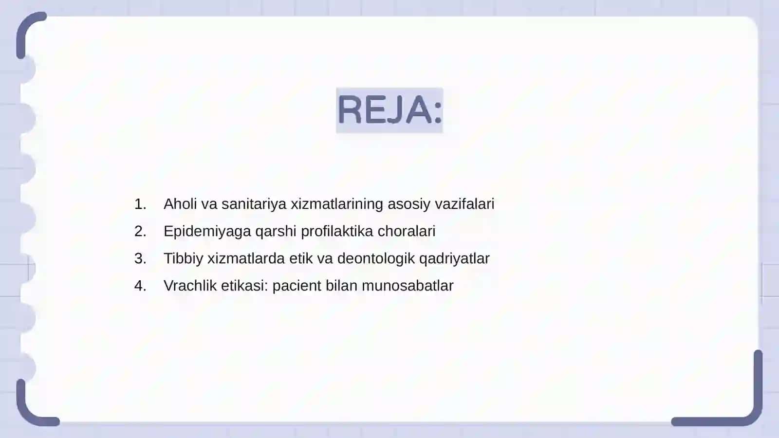 Aholi va sanitariya xizmatlarining asosiy vazifalari 2
