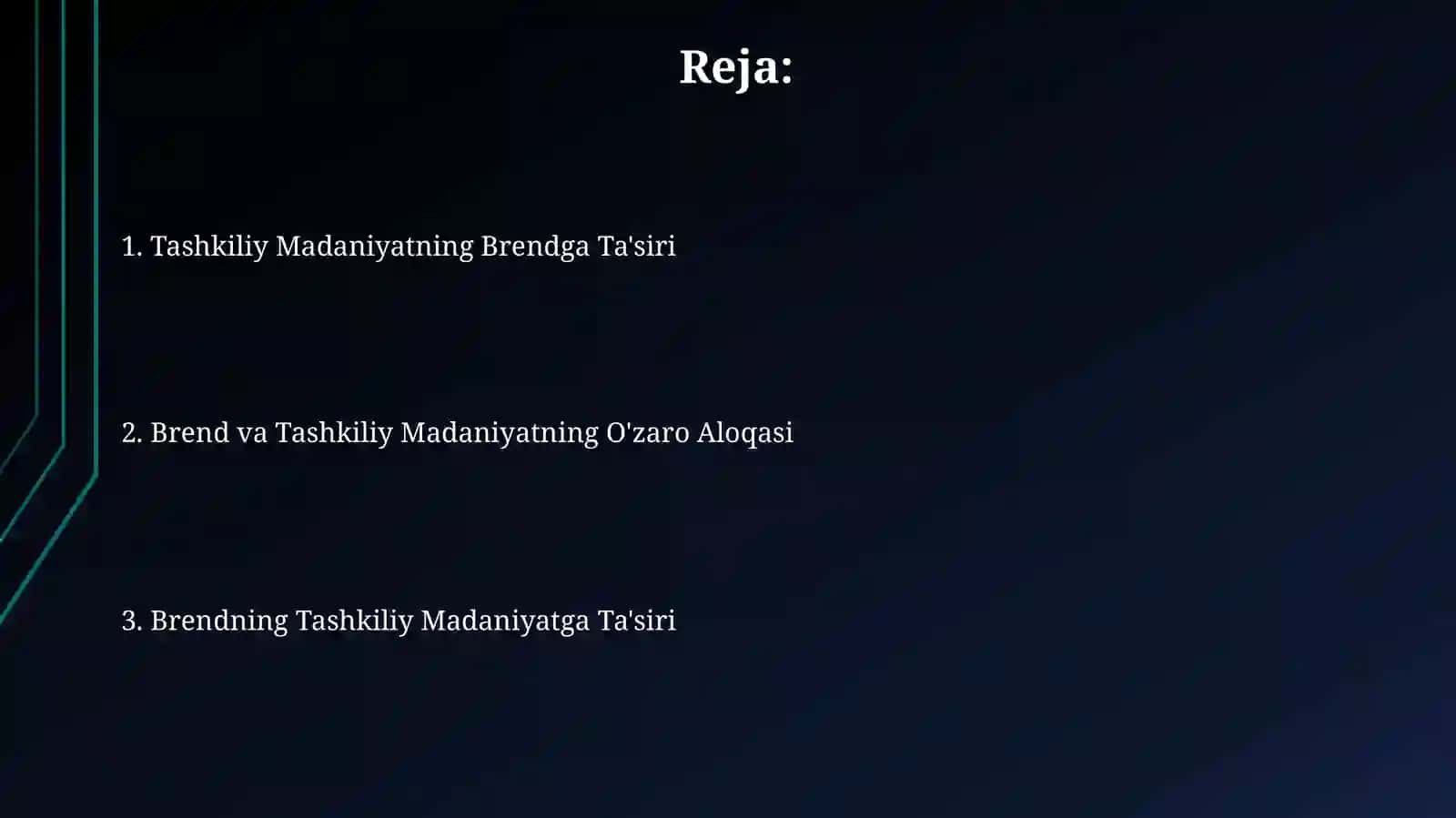 Brend va tashkilot madaniyati: o’zaro ta’sir qilish xususiyatlari 2