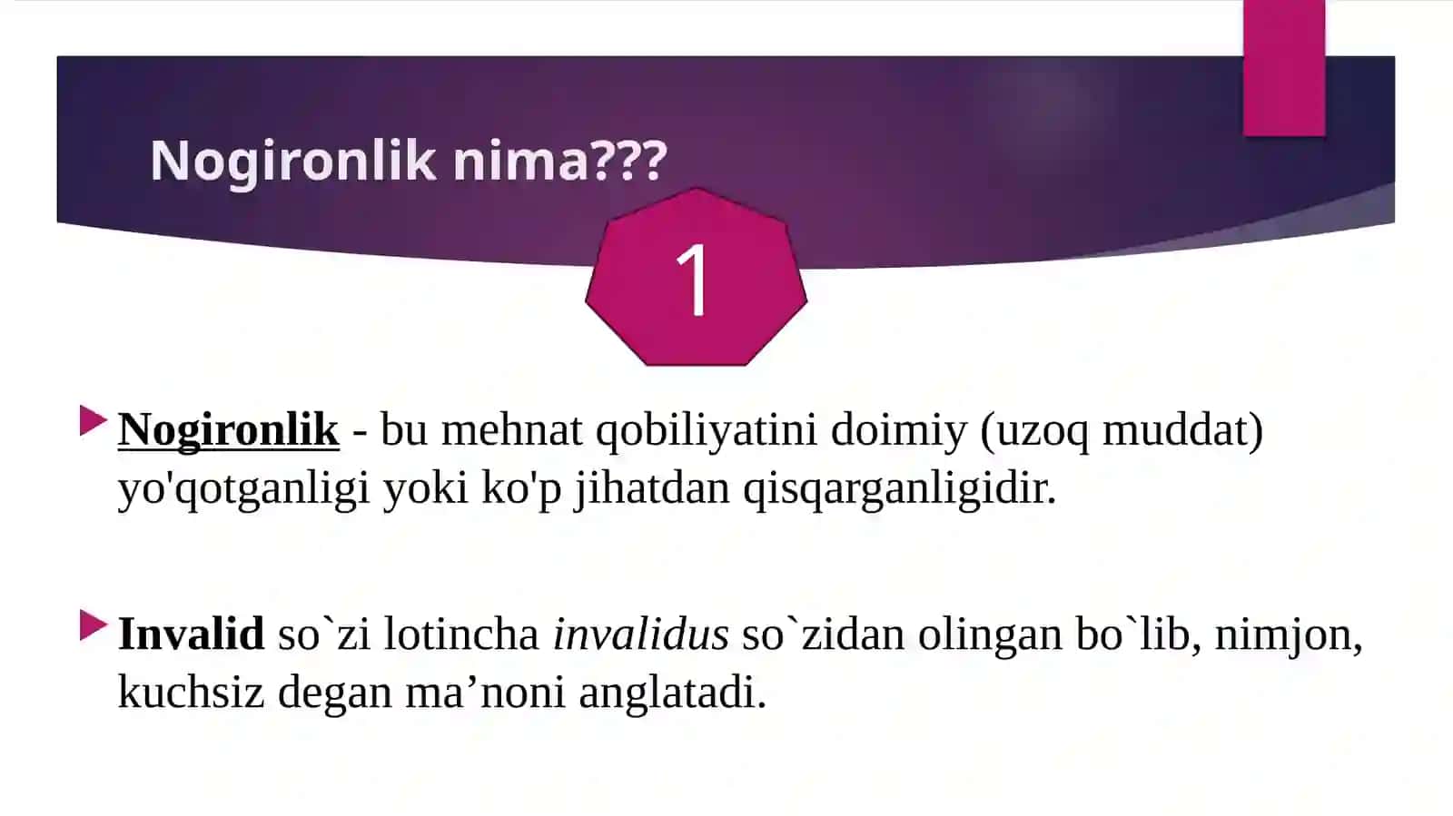 NOGIRONLIKKO`RSATKICHLARIVAULARNI HISOBLASHUSULLARI.SOG`LIQNI SAQLASH MUASSASALARINING NOMENKLATURASI 2