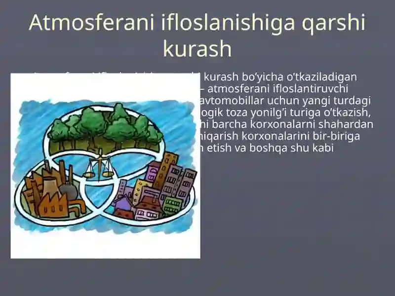 Atmosferani ifloslanishiga qarshi kurash 2