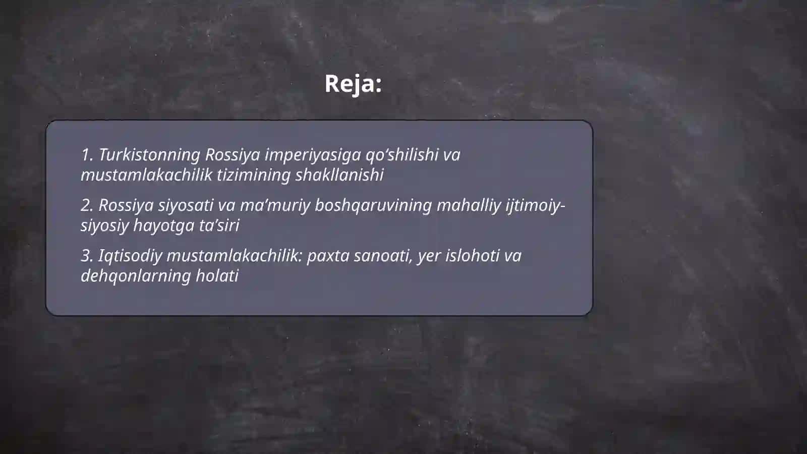 Oʻzbekistonda mustaqillik gʻoyalari tarixiy asoslari, Turkiston Rossiya Imperiyasi mustamlakachiligi davrida 2