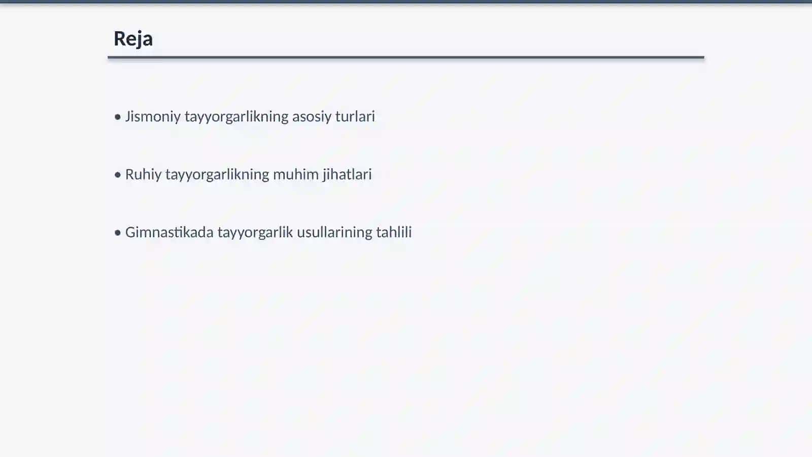 Gimnastikada tayyorgarlik ( jismoniy, ruhiy ) turlarining oʻrni 2