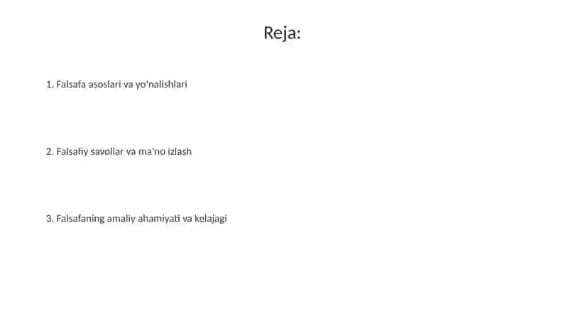 Inson falsafasi 2