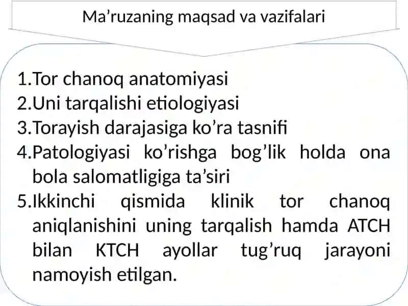 Tor chanoq anatomiyasi 2