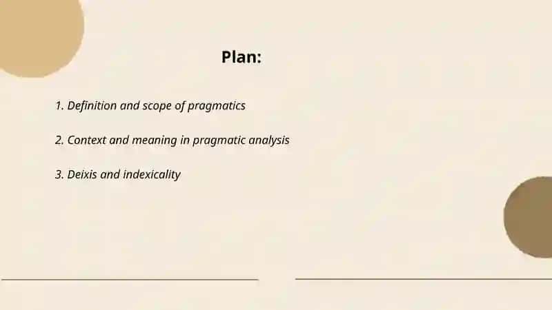 About pragmatics 2