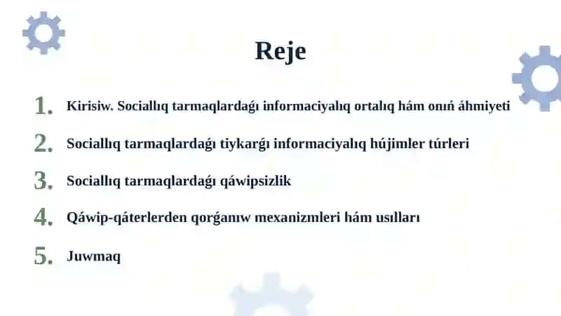 Sociallıq tarmaqlardan málimleme hújimleri hám qáwipleri 2