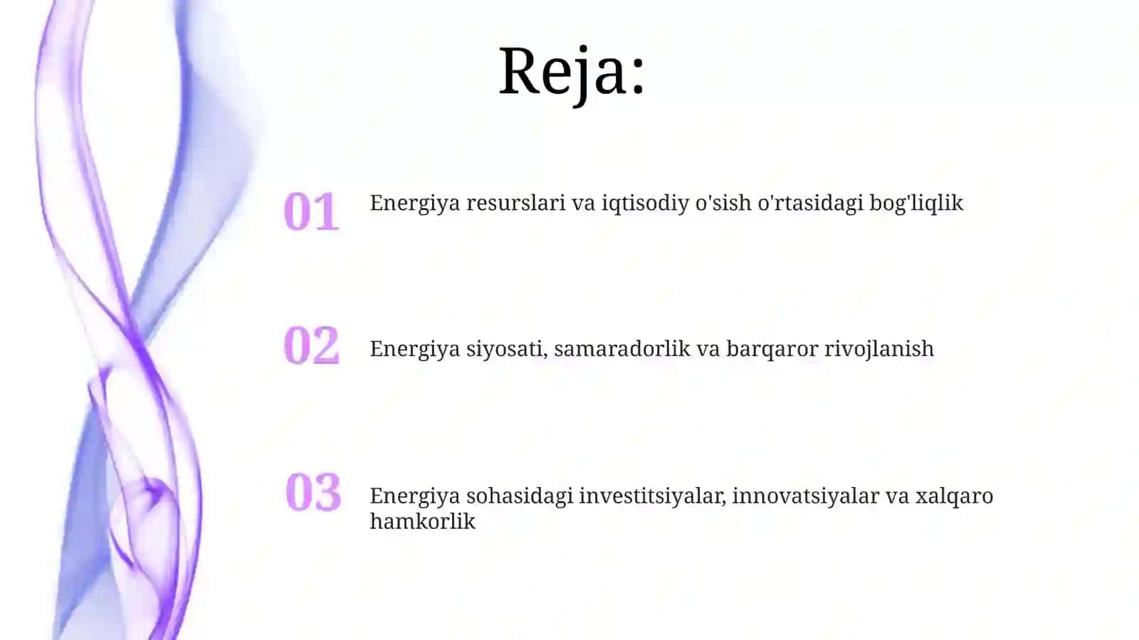 Energiya resusglari va ularning iqtisodiy rivojlanishdagi roli 2