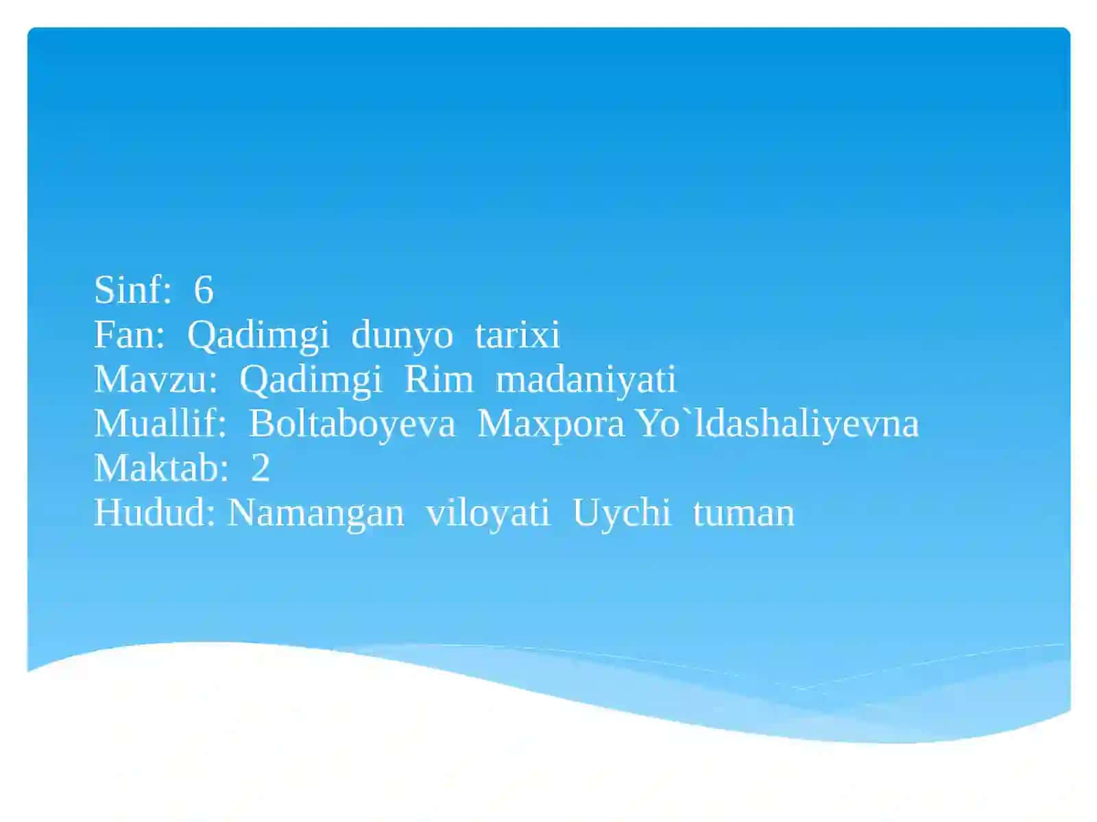 Qadimgi  Rim  madaniyati 2