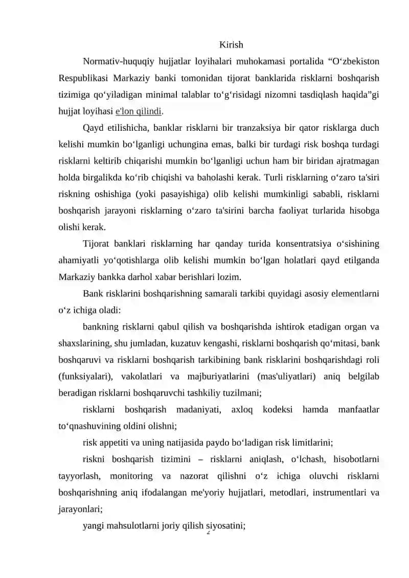 Risklarni boshqarishning tarkibiy-tashkiliy asoslari 2
