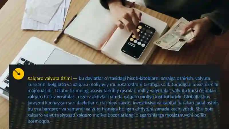 Xalqaro valyuta tizimi va siyosati. Globallashuv sharoitida ishchi kuchi. Migratsiya 2