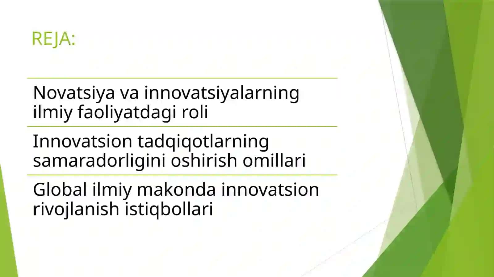 NOVATSIYA VA INNOVATSIYALAR HOZIRGI ZAMON ILMIY TADQIQOTLARINING TARKIBIY QISMI 2