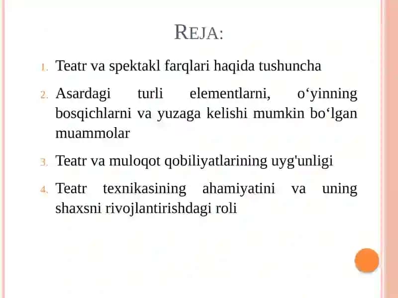 Teatr texnikasi 2