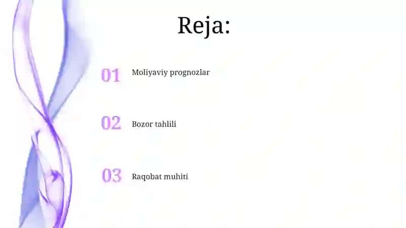 Moliyaviy prognozlar 2