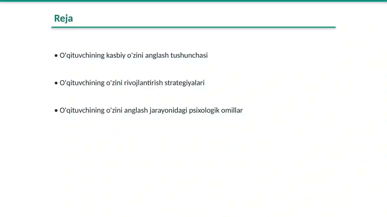 O'qituvchining kasbiy o'zini anglash va o'zini rivojlantirish strategiyalari 2