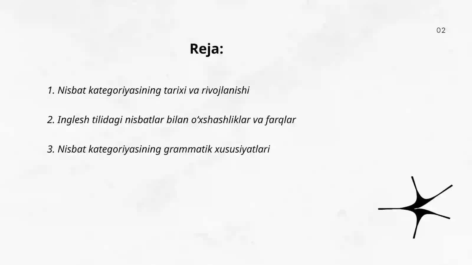 Nisbat kategoriyasining tarixi va rivojlanishi 2