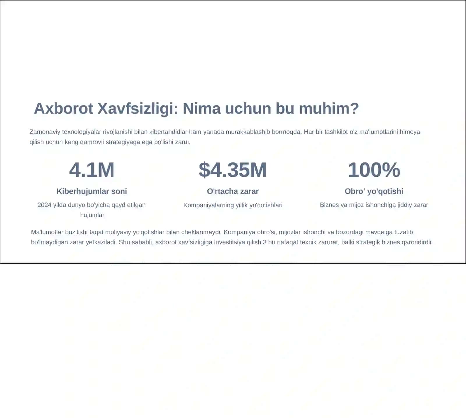Konfidensial axborotlarni Ruxsatsiz Kirishdan Himoyalash 2