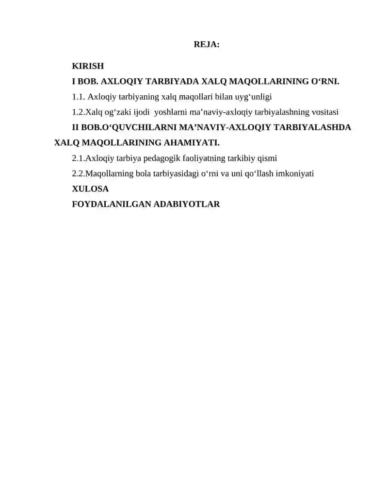 Axloqiy tarbiyada xalq maqollaridan foydalanish 2