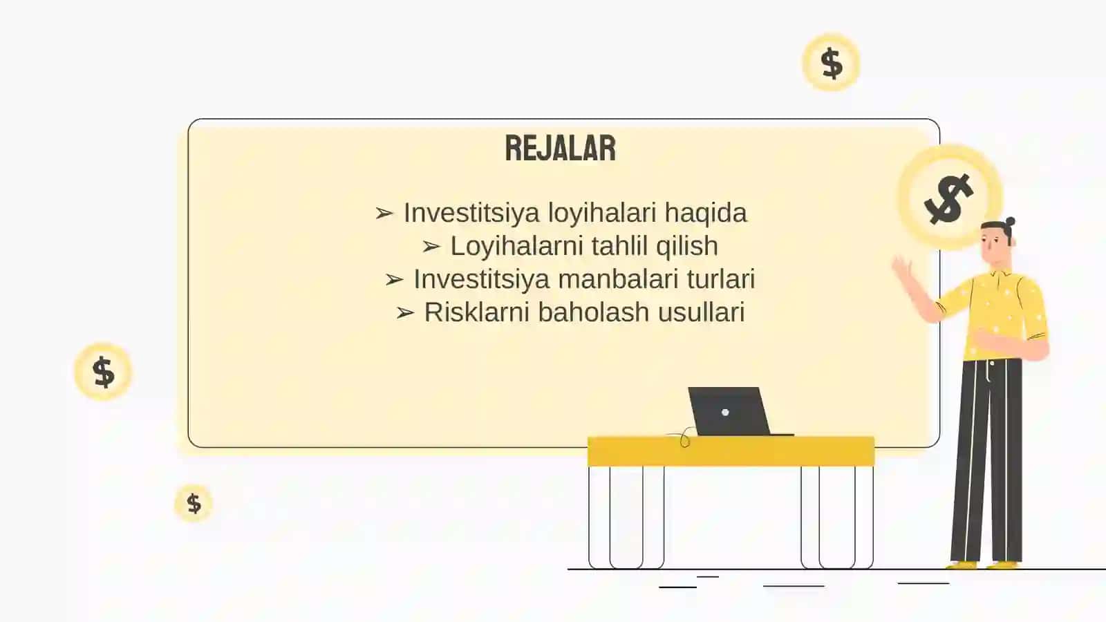 INVESTITSIYA LOYIHALARIDA YUZAGA KELISHI 2