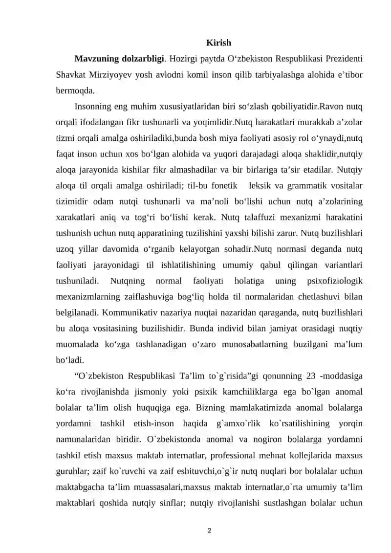 RAVON NUTQNI RIVOJLANTIRISH VOSITALARI VA METODLARI 2