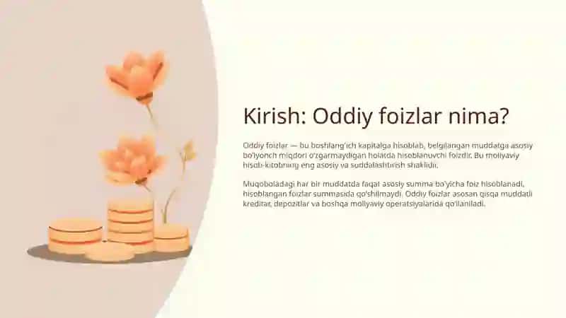 Oddiy foizlar 2