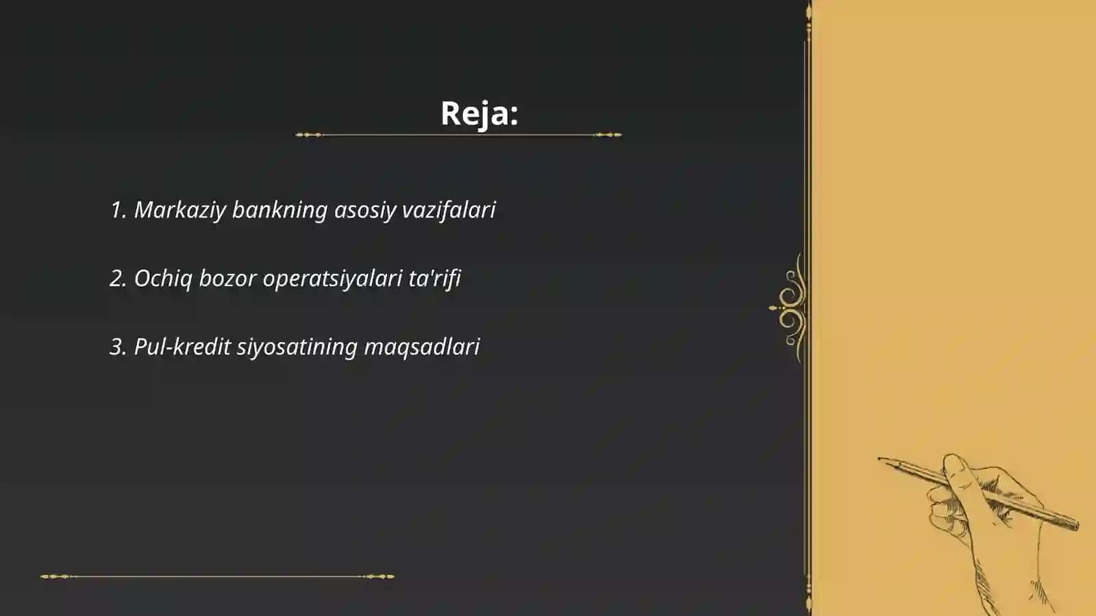 Markaziy bankning ochig bozordagi operatsiyalari 2