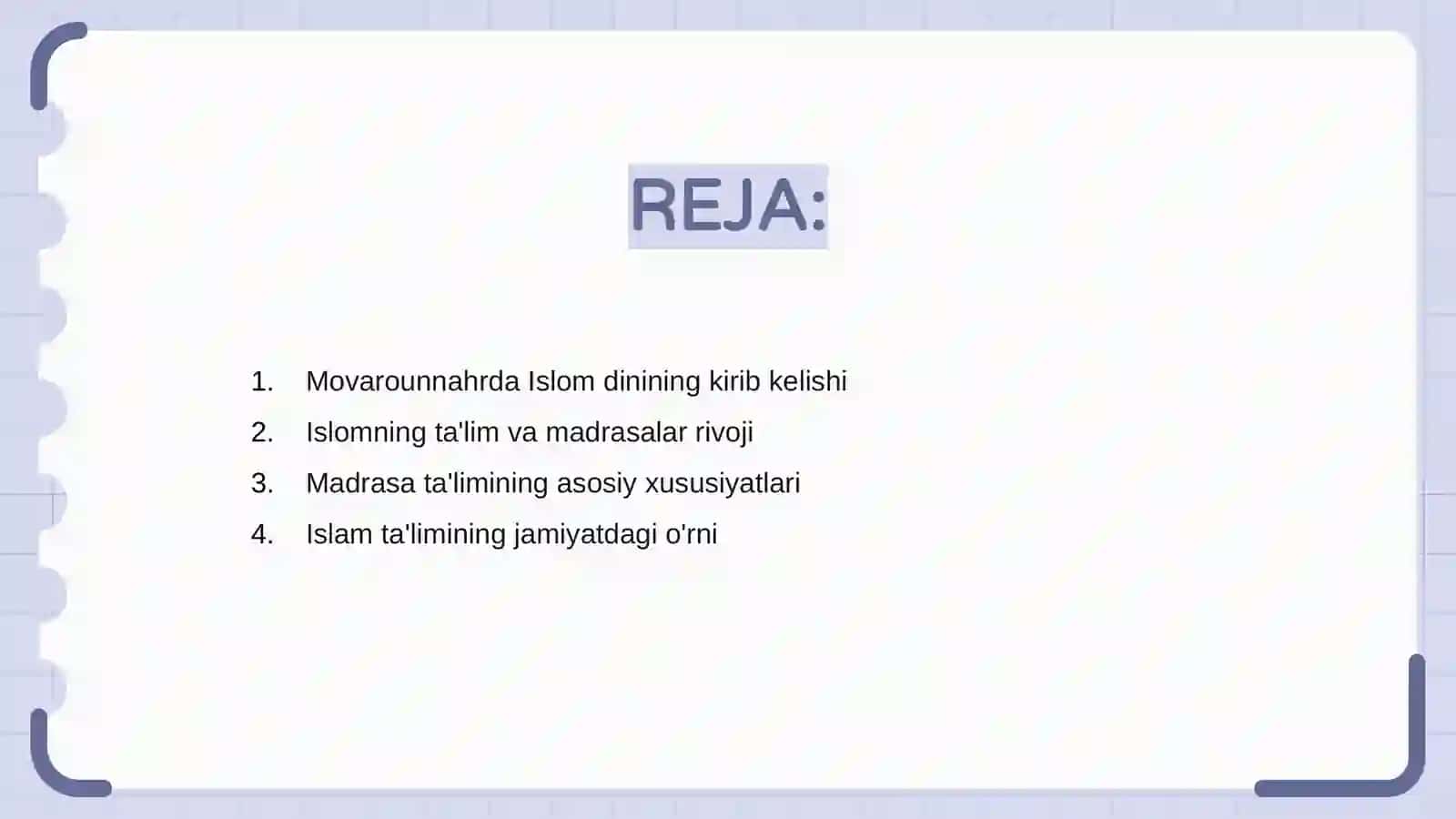 Movarounnahrda Islom dinining tarqalishi va madrasa ta'limi shakllanishining ijtimoiy madaniy hayotga ta'siri 2