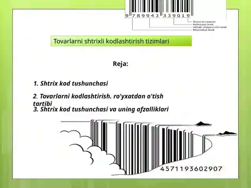 Tovarlarni shtrixli kodlashtirish tizimlari 2