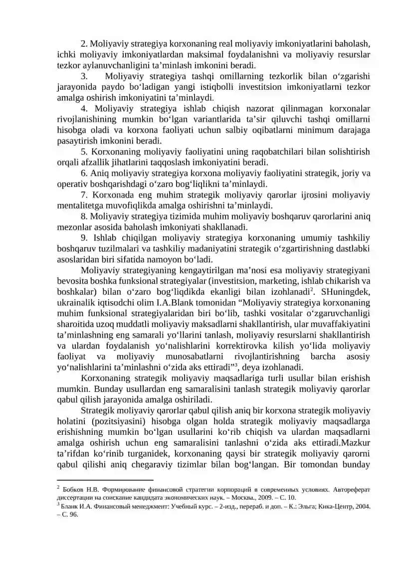 KORXONALARDA MOLIYAVIY QAROR QABUL QILISH ASOSLARI 2