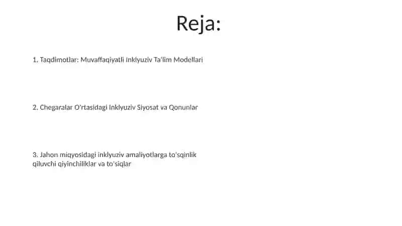 Muvaffaqiyatli Inklyuziv Ta'lim Modellari 2