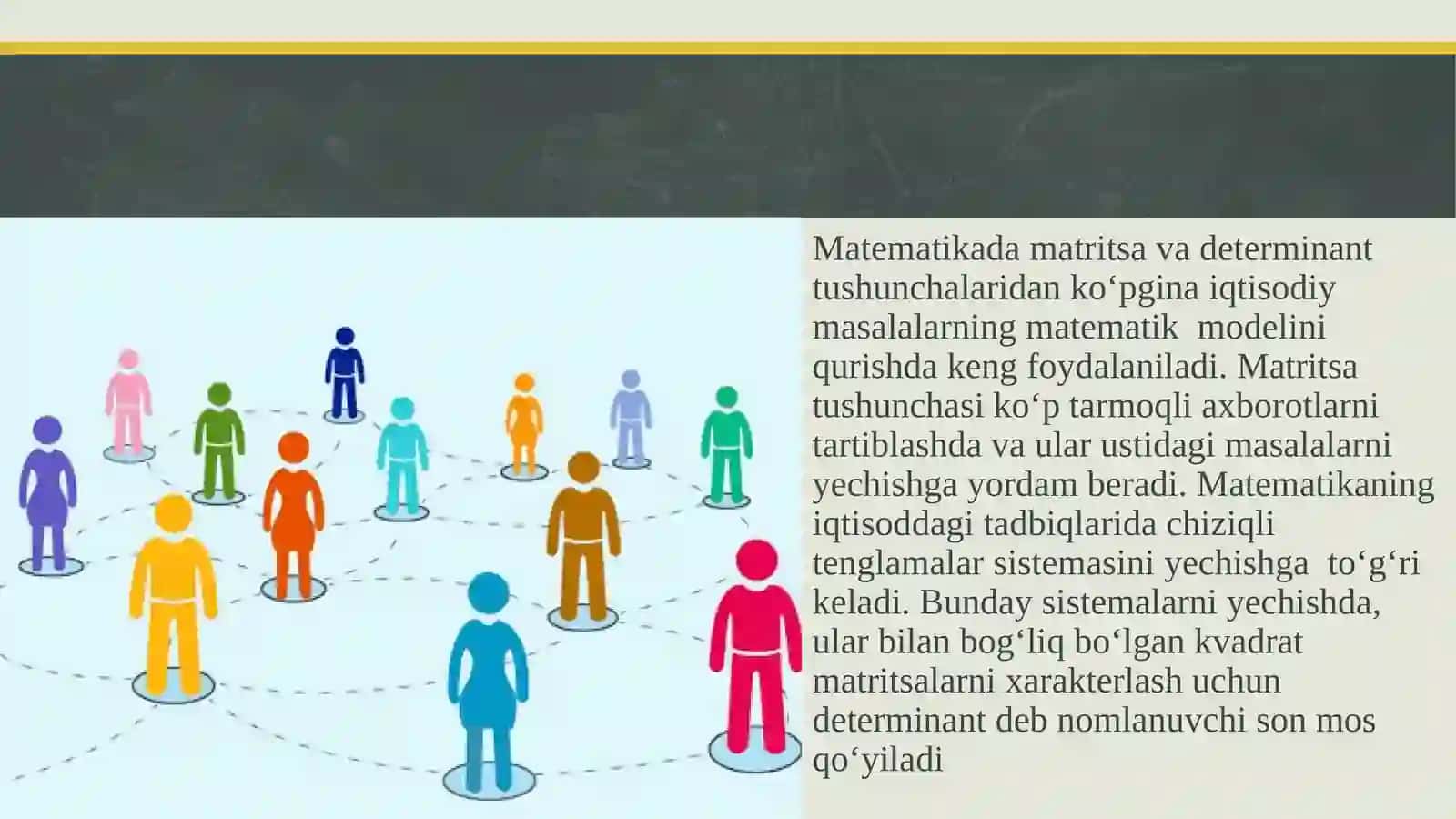 Determinantlar nazariyasi 2